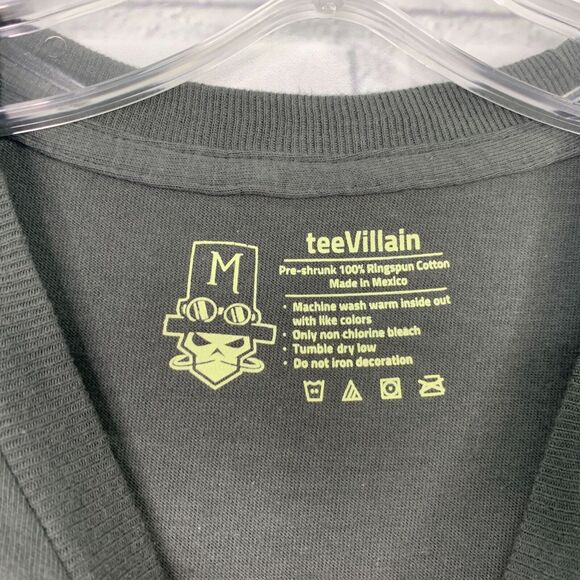 Tee Villain tshirt Ryuk Death Note gray grey ringspun cotton unisex medium M - Picture 5 of 6